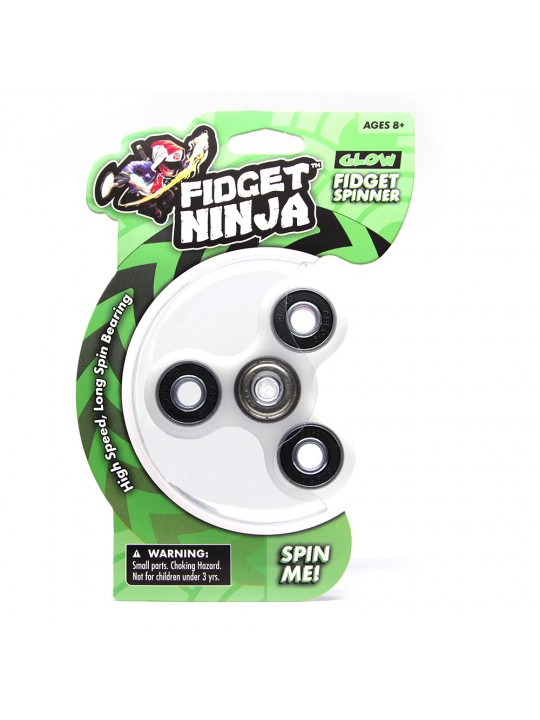 Fidget  Ninja  GLOW Spinner (Fosforescent)