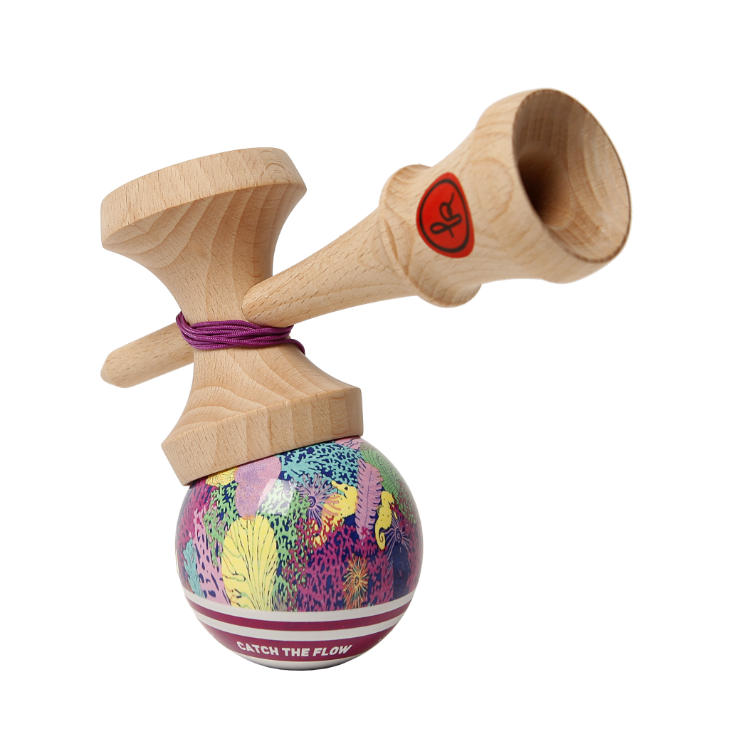 Illustration De Boule De Kendama En Bois Dessinée à La Main | Vecteur